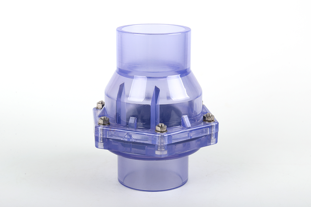 雨湖透明翻板式止回阀